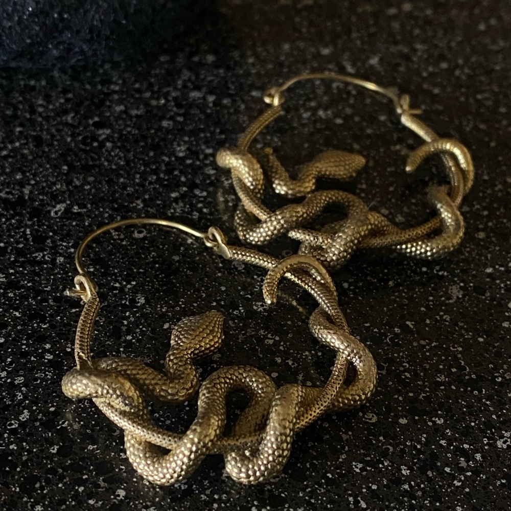 Wicked Snake Hoops